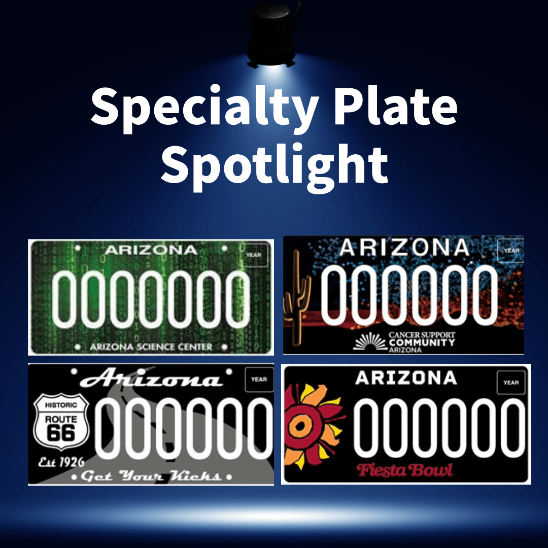 December recap Specialty Plate Spotlight Department of Transportation